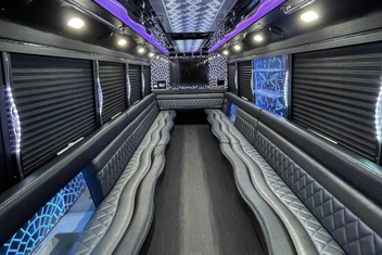 Jackson Party Bus Interior