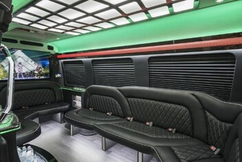 Jackson Sprinter Party Bus Interior