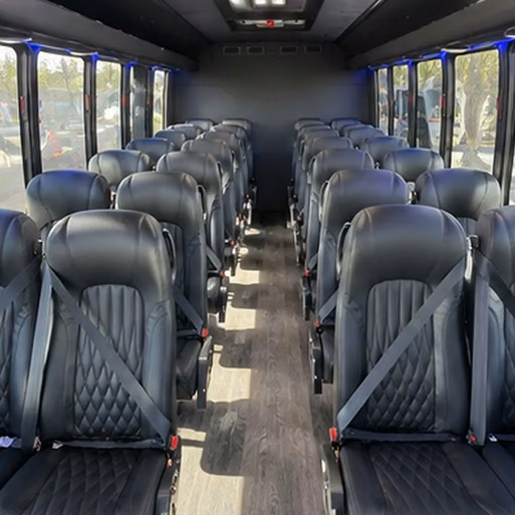30 passenger minibus inside