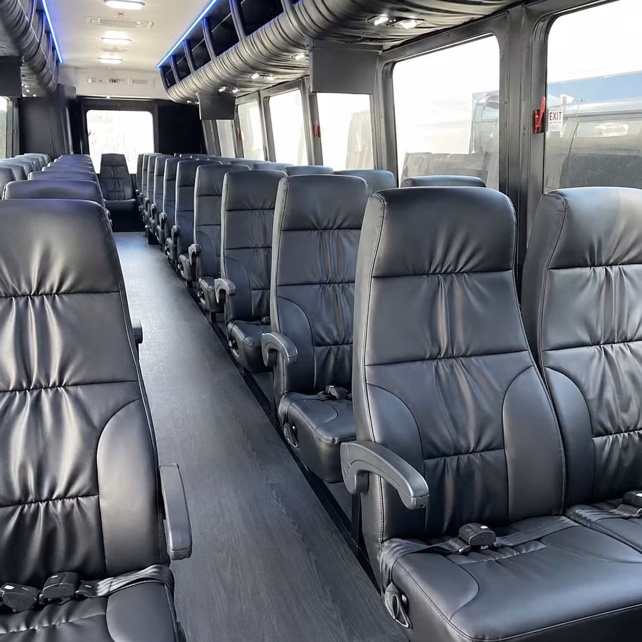 35 passenger minibus interior