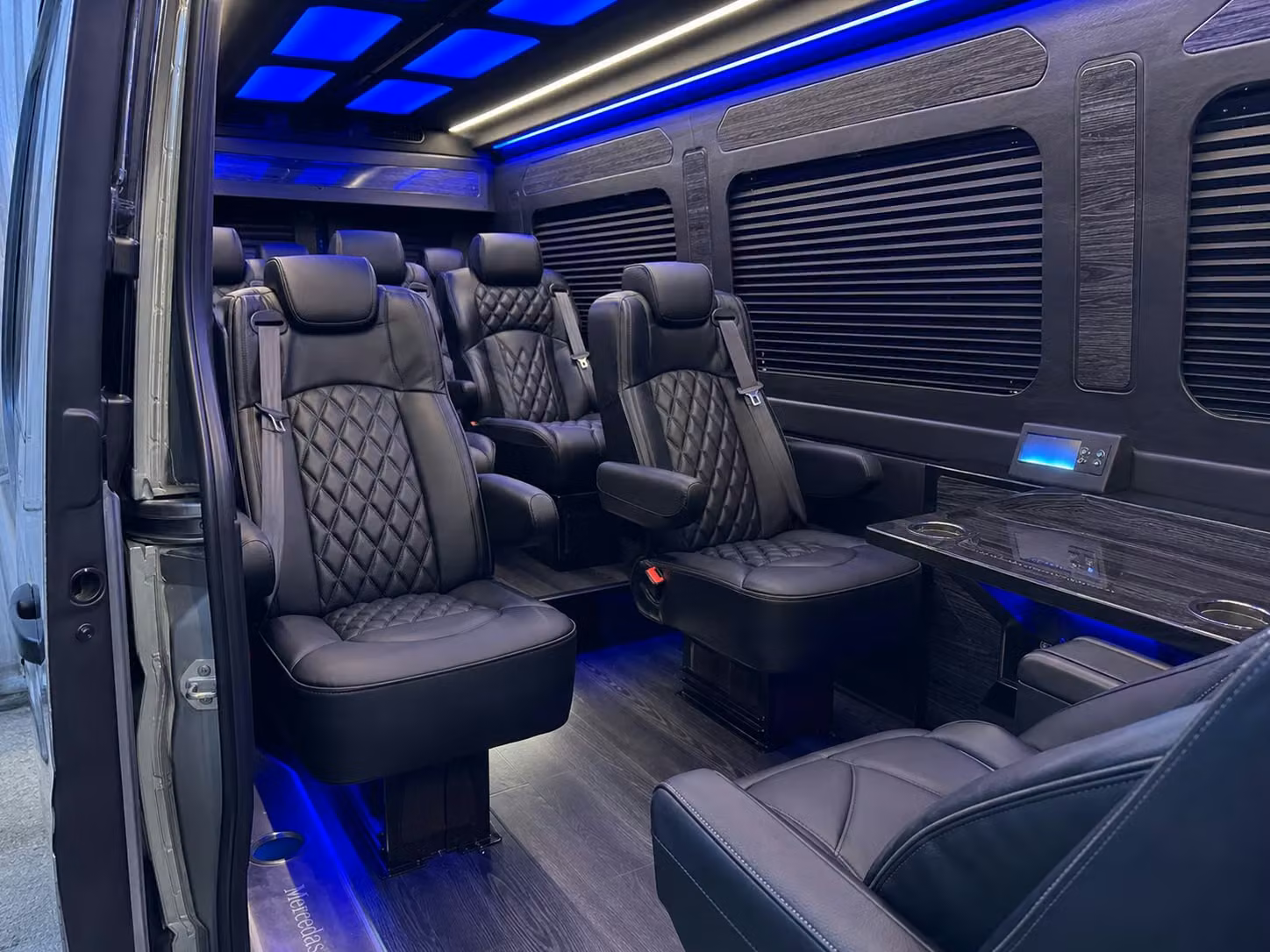 sprinter van transportation for groups and events across jackson