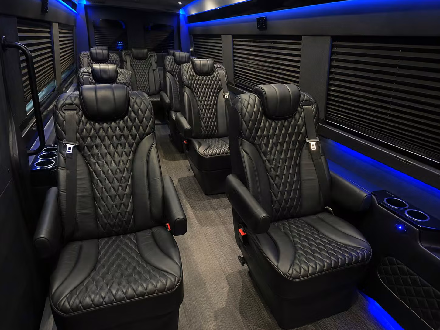 sprinter van with driver inside