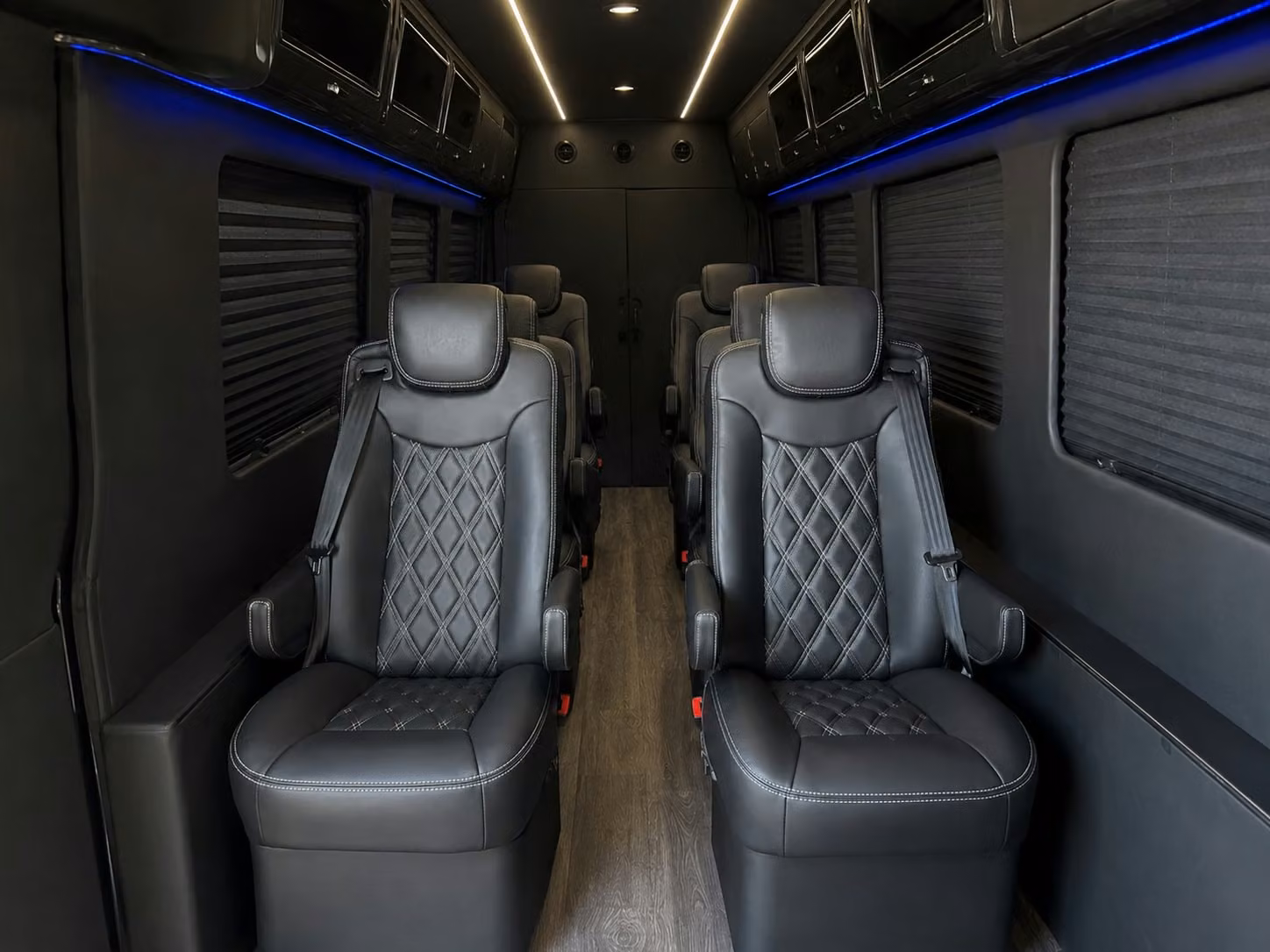 sprinter van with driver interior